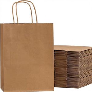 Wholesale Custom <b>Printed</b> Logo Shopper Cloth <b>Packaging</b> Retail Paper Shopping Bags with Handles Customizable with Your Own <b>Design</b> - Product Image 5
