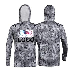 Rts Oem plaj soğutma balıkçılık gömlek uzun kollu güneş koruma Uv Polo GÖMLEK Upf 50 + Hoodie erkekler için hızlı kuru balıkçılık T-shirt - Product Image 5