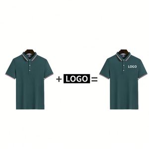 T-shirt en soie glacée respirant à séchage rapide pour l'été, polos de sport pour hommes - Product Image 6