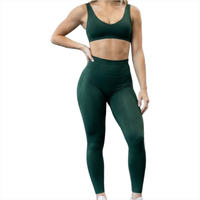 Ensemble de vêtements de sport pour femmes, logo personnalisé du fabricant, OEM, nouvelle collection, vêtements de sport pour femmes, taille haute, 2 pièces, vêtements de yoga actifs pour femmes