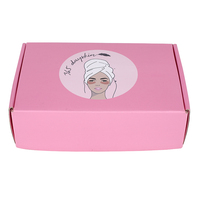 Boîtes en carton ondulé personnalisées avec fermeture éclair, pour l'expédition et l'emballage, avec logo personnalisé, pour cosmétiques et soins de la peau