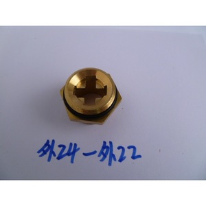 55 58 Water Outlet Connector External 24 To External 22 Copper High Pressure Washer Adapter - Product Image 3