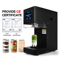 Machine de scellage automatique à grande vitesse Moseener pour canettes de boissons, en acier inoxydable 304, pour canettes en plastique et en étain