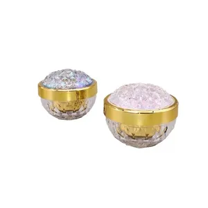 Arabo Dubai 30g 50g confezione cosmetica oro lucido barattolo cosmetico di lusso contenitore crema vaso acrilico diamante