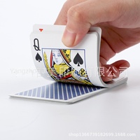 Cartes à jouer en PVC 100% plastique vernies brillantes imprimées sur mesure pour cartes de poker 63x88mm Impression offset CMJN