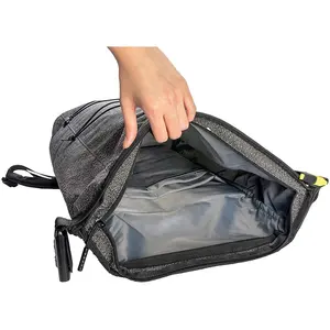 चोरी बस्ता से बचने में कटौती सबूत कपड़े बैग विरोधी चाकू बैग पानी के सबूत के साथ कट प्रतिरोधी विरोधी चोरी बैग ताला
