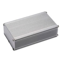 Boîtiers d'onduleurs solaires en métal argenté, panneaux électriques industriels personnalisés, boîtiers électroniques en alliage d'aluminium anodisé CNC, IP54