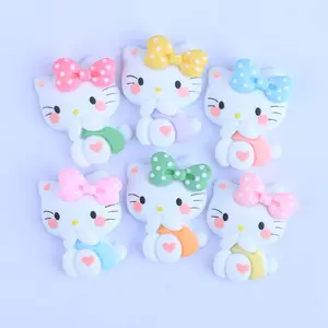 Lovely Cat Resin Flatback Resin Cabochon For Decoration