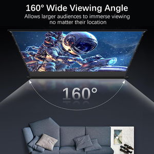 100 pouces nouveaux projecteurs de télévision à courte portée 4K à écran de levage de sol motorisé anti-lumière - Product Image 3