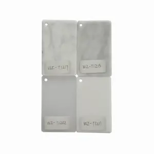 White Marble Flourescent Acrylic Sheets Glitter Acrylic Sheet Sublimation Blanks