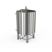 Réservoir d'eau glycolée de 1200 L, réservoir de liquide glycolé avec isolation en PU pour le refroidissement de la bière en brasserie, en promotion