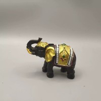 Statue d'éléphant porte-bonheur Feng Shui, statues d'éléphants thaïlandais en résine, figurines pour la décoration de la maison