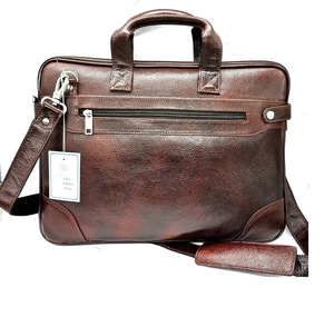 Sac bandoulière homme grande capacité en cuir PU imperméable, mallette de bureau et de voyage avec sangle réglable - Product Image 3