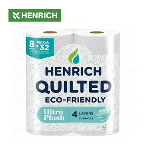 Tre giấy vệ sinh giấy số lượng lớn bán buôn nhà máy Nhà cung cấp sinh thái thân thiện nhà vệ sinh cuộn phân hủy sinh học bền vững xuất khẩu - Product Image 2