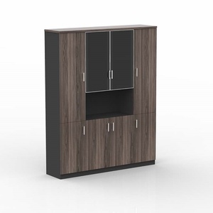 Black Modern Design Wooden Office Cabinet Low Document <b>Storage</b> <b>Filing</b> Cabinets for Kitchen School Workshop Home Office - Product Image 5