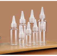 Coffrets de voyage format voyage, flacons compte-gouttes PET à embout précis, 5 ml à 100 ml, anti-fuite, mini flacons échantillons cosmétiques