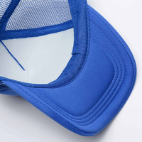 Gorras de malla de espuma transpirable para hombre, gorro de camionero con logotipo personalizado, informal, servicio OEM curvo para adultos, 5 paneles, venta al por mayor