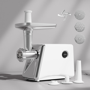 Máquina Eléctrica Comercial para Moler Carne con Paleta Mezcladora y Embutidora de Salchichas para Hacer Carne Molida y Salchichas en Restaurantes - Product Image 1