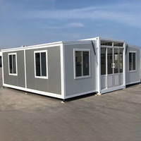Casa Contenedor Expandible Moderna de Lujo de 40 y 20 Pies, Lista para Usar, de 2 a 5 Dormitorios, para Hotel, Oficina, Centro Comercial