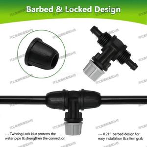 Kit de Riego por Goteo con Pulverizador de Niebla, Manguera de PVC de 70 Pies, Control Manual, Sistema de Enfriamiento para Jardín Exterior, Nebulización Fina, Diseño DIY - Product Image 3