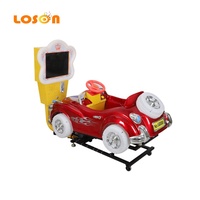 Mal Belanja Plastik Murah Layar Mengemudi Ayunan Taman Hiburan Kereta Kiddie Rides Mekanisme Koin Mesin Permainan Arcade