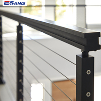 Systèmes de garde-corps en câble ESANG pour escaliers, balustrades en acier inoxydable 304 316, rampes pour escaliers