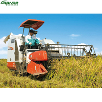 90% nouvelle moissonneuse-batteuse de blé de riz KUBOTA PRO688Q d'occasion