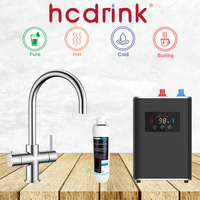 Iwater Style moderne cuisine sous évier chauffe-eau électriques bouillant chaud pur froid mélangeur clair boisson robinet robinets et robinets