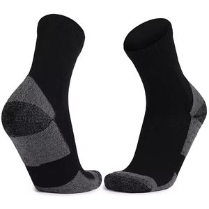 Newest Custom Logo Knitted Merino Wool <b>Moisture</b> Wicking Warm Winter Crew Outdoor Sport <b>Socks</b> Digital Printing High Quality - Product Image 4