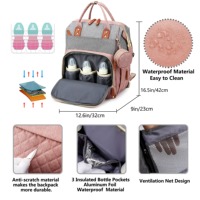 Sac imperméable pour bébé avec lit moustiquaire organisateur de couches maman couche sac à main extérieur voyage en plein air femmes fourre-tout sac à couches