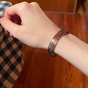 Fashion Jewelry <strong>Copper</strong> Bracelets Accessories Life Tree Engraved Cuff Viking Magnetic Therapy <strong>Copper</strong> Plating <strong>Bangles</strong> <strong>Men</strong> - Product Image 5
