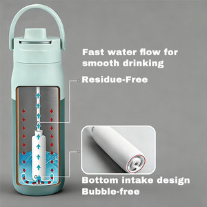 Borraccia Termica Innovativa Senza BPA 680ml/1000ml in Acciaio Inox a Doppia Parete con Filtro al Carbone - Product Image 5