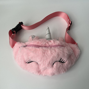 <span class=keywords><strong>Riñonera</strong></span> <span class=keywords><strong>de</strong></span> felpa con dibujos animados para niños, Cangurera <span class=keywords><strong>de</strong></span> <span class=keywords><strong>unicornio</strong></span> - Product Image 6