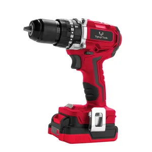 20v Li-ion Battery Powered Hand-held Multi Function Brushless Cordless Drill Electric Impact Drill Machine Power Hammer Drill