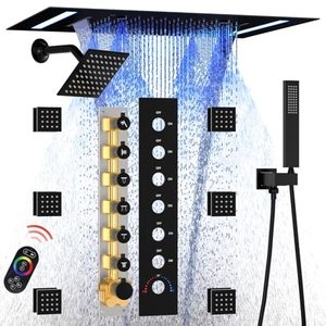 <span class=keywords><strong>Doppio</strong></span> sistema <span class=keywords><strong>doccia</strong></span> Full Body <span class=keywords><strong>con</strong></span> 6 pz getti corpo, funzione 3-in-1 14x20 pollici e <span class=keywords><strong>doccia</strong></span> a pioggia da 6 pollici - Product Image 1