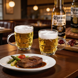 Venta al por Mayor de Jarras de <span class=keywords><strong>Cerveza</strong></span> de Vidrio Transparente Personalizadas con Asa |   Jarras de <span class=keywords><strong>Cerveza</strong></span> con Base Pesada y Diseño de Hoyuelos para Bares y Restaurantes - Product Image 6