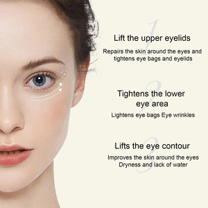 Kırışıklık karşıtı yüz pamuk kirpik uzantıları için göz bandı es altında % göz bandı serin tasarım logosu - Product Image 3