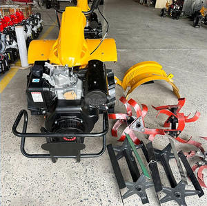 Mini motoculteur à chaîne 7HP Outils agricoles à essence à main à chenille unique Motoculteur rotatif agricole utilisé avec boîte de vitesses et moteur - Product Image 5