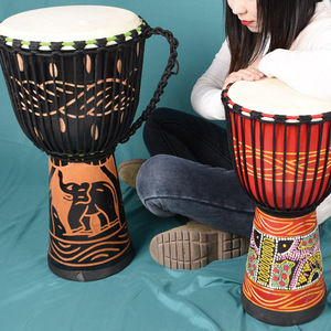 Professional 8inch 10inch 12inch Lijiang Hand <b>Drum</b> Sheepskin <b>Drum</b> Beginner Tambourine Kids Adults Kindergarten Students - Product Image 5