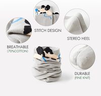 Nouveauté Chaussettes mode tricotées unisexes avec manchette mignonne à logo personnalisé, respirantes et décontractées de haute qualité pour un usage quotidien en automne