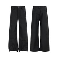 Pantalon décontracté et élégant pour homme, brodé, en polyester/coton, coupe évasée, motif Cheval de l'Année Chinoise 2026, nouvelle collection