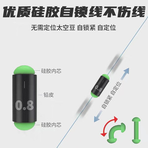 Plomos de Pesca Ajustables Aohu Magic Lead de 1.5g, Tipo Siete Estrellas, para Uso en Ríos - Product Image 5