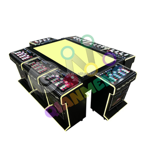 Qianmen Giảm Giá Lớn Sang Trọng Giá Rẻ 65 Inch Màn Hình 8 Máy Nghe Nhạc Màu Đen Kim Loại Cá Bảng Cho Igs Cá Săn Bắn Arcade Trò Chơi Máy - Product Image 3