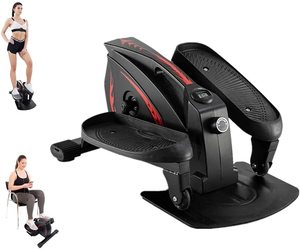 TMS02A Home Office Workout Mini <strong>Elliptical</strong> Machine Under Desk <strong>Elliptical</strong> Bike Display Monitor, Weight Fitness Mini <strong>Stepper</strong> - Product Image 1