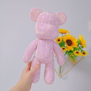 Özelleştirilebilir Modern stil DIY elmas boyama el-yayınlanmıştır şiddetli kırmızı ayı hayvan konu ile Net kırmızı bebek - Product Image 5