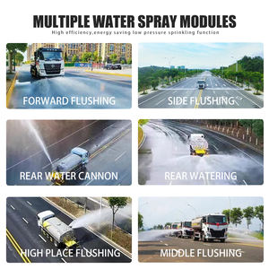 Nuovo Dongfeng HOWO 20 camion cubico serbatoio di acqua soppressione della polvere camion con grande serbatoio di acqua e nebbia pistola Sprinkler - Product Image 4