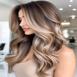 Perruque juive en dentelle de cheveux européens de qualité supérieure, couleur <span class=keywords><strong>brune</strong></span> <span class=keywords><strong>avec</strong></span> reflets caramel, perruque à dentelle frontale <span class=keywords><strong>avec</strong></span> doublure en soie pour femmes souffrant de perte de cheveux - Product Image 5