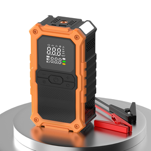 Arrancador de batería con bomba de aire de coche, herramienta de emergencia para Inflador de aire de coche, batería MAX150PSI, bomba portátil para bicicleta/bolas - Product Image 1