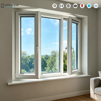 Ventana Abatible de Aluminio con Acabado Madera, Doble Acristalamiento, Insonorizada y con Aislamiento Térmico para Villa