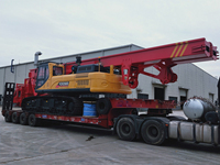 Plate-forme de forage hydraulique sur chenilles à moteur diesel de marque supérieure en Chine YTR200D Max.80m profondeur perceuse rotative pompe à moteur à vendre
